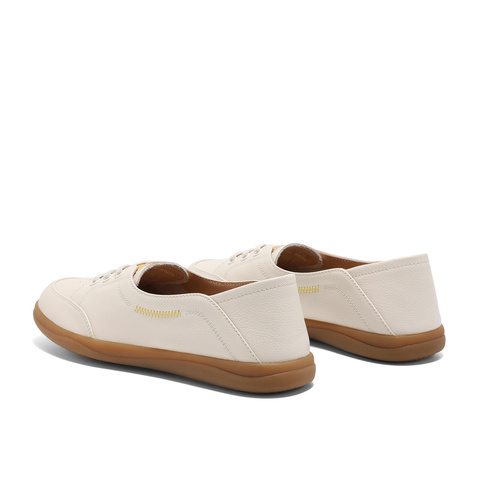 森达轻巧可可女款2025春季新款商场同款休闲小白鞋4WGF7AA5