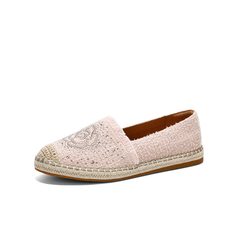 森达渔夫鞋女款2025春季新款小香风轻便平底休闲单鞋ZTF48AA5