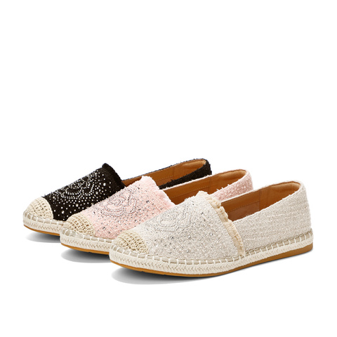 森达渔夫鞋女款2025春季新款小香风轻便平底休闲单鞋ZTF48AA5