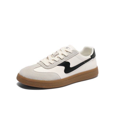 森达德训鞋女款2025春新拼接时尚运动风户外休闲板鞋ZTF58AM5