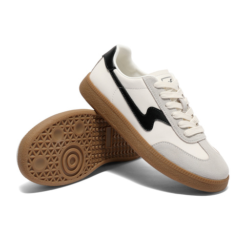 森达德训鞋女款2025春新拼接时尚运动风户外休闲板鞋ZTF58AM5