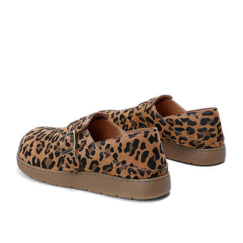 森达勃肯鞋女款2025春季新款简约舒适麻薯可可休闲鞋4UR20AM5