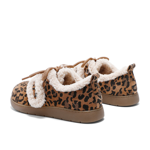 森达毛毛鞋女款2025春季新款奶盖可可保暖舒适休闲鞋4UR27AM5