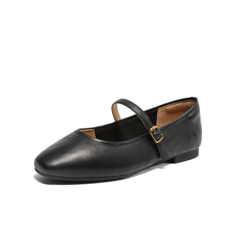 森达玛丽珍鞋女款2025春季新款商场同款芭蕾平底浅口单鞋XLT01AQ5