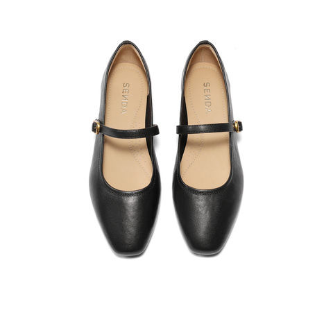 森达玛丽珍鞋女款2025春季新款商场同款芭蕾平底浅口单鞋XLT01AQ5