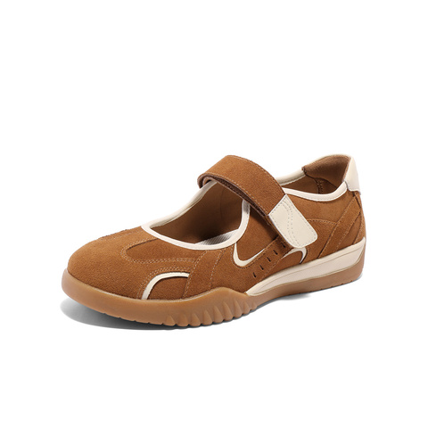 森达月牙鞋玛丽珍女款2025春季新款浅口运动休闲鞋4NR03AQ5