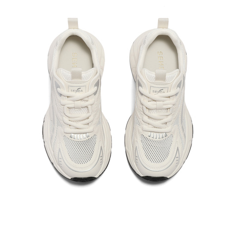 森达老爹鞋女款2025夏新商场同款户外运动风厚底休闲鞋XMG01BM5