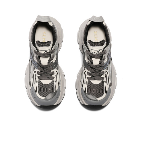 森达老爹鞋女款2025春新商场同款户外厚底休闲运动鞋XNB01AM5