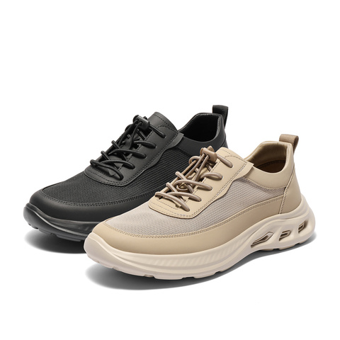 森达健步鞋男款2025夏季新款商场同款舒适行走厚底休闲鞋K5C02BM5