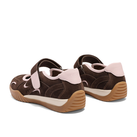 森达月牙鞋玛丽珍女款2025春季新款浅口运动休闲鞋4NR03AQ5