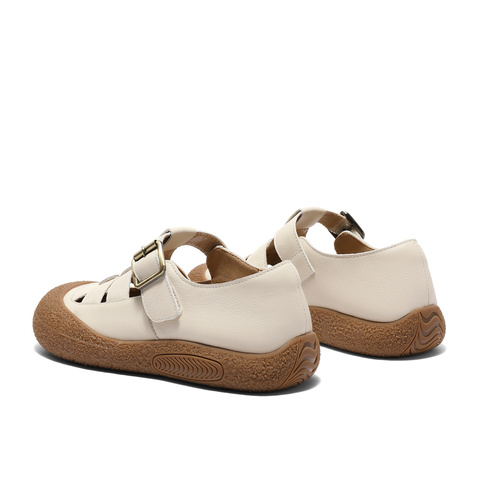 森达栗子曲奇女款2025春季新款商场同款舒适猪笼勃肯鞋XJX03BM5