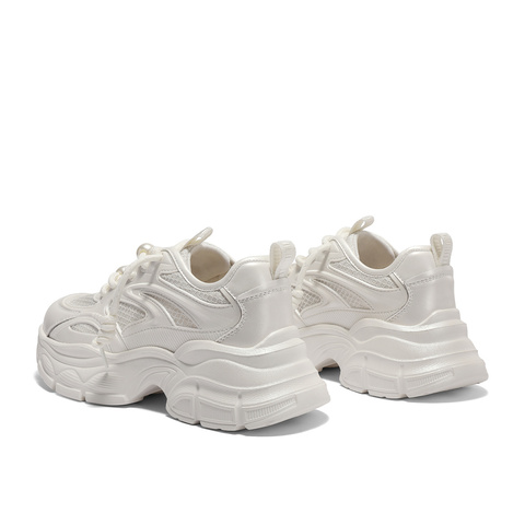 森达老爹鞋女款2025夏季新款商场同款户外运动厚底休闲鞋XMS01BM5