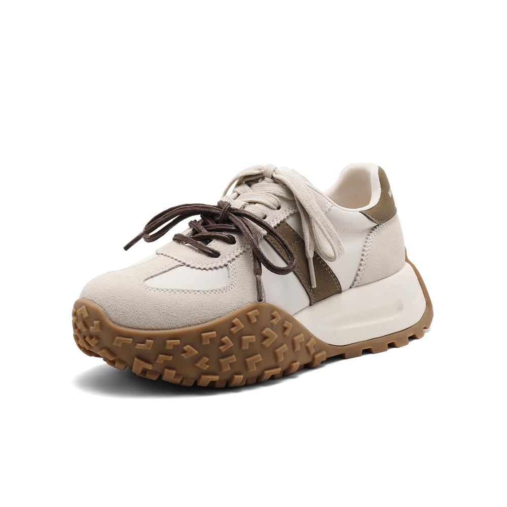 森达阿甘鞋女款2025春新户外德训跑步休闲厚底运动鞋ZCC85AM5