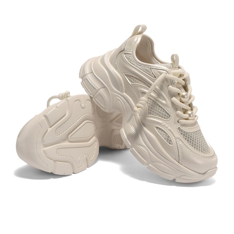 森达老爹鞋女款2025夏季新款商场同款户外运动厚底休闲鞋XMS01BM5