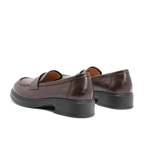 森达乐福鞋女款2025春新学院风简约厚底舒适单鞋SYH01AA4