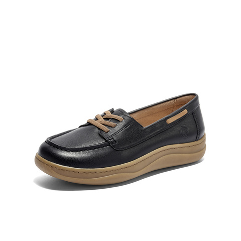 森达乐福鞋女新款秋商场同款一脚蹬平底舒适休闲鞋4CFG9AA5