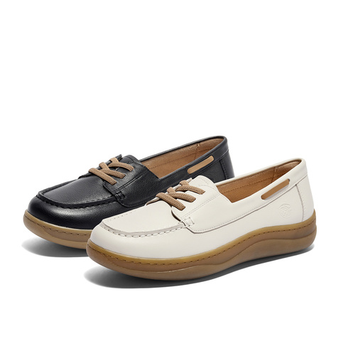 森达乐福鞋女新款秋商场同款一脚蹬平底舒适休闲鞋4CFG9AA5