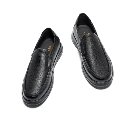 森达皮鞋男2025春季新款商场同款软面一脚蹬单鞋1QE02AM5