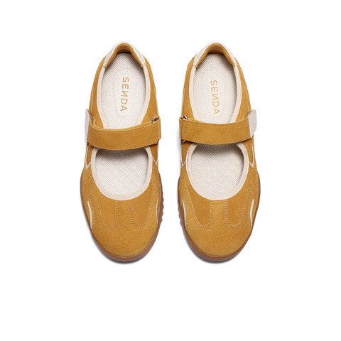 森达月牙鞋玛丽珍女款2025春新浅口运动休闲鞋4NR03AQ5