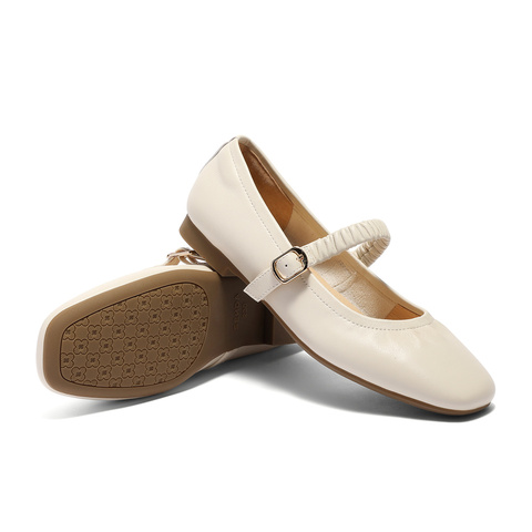 森达玛丽珍鞋女款2025秋新商场同款舒适平底浅口单鞋XPA01CQ5