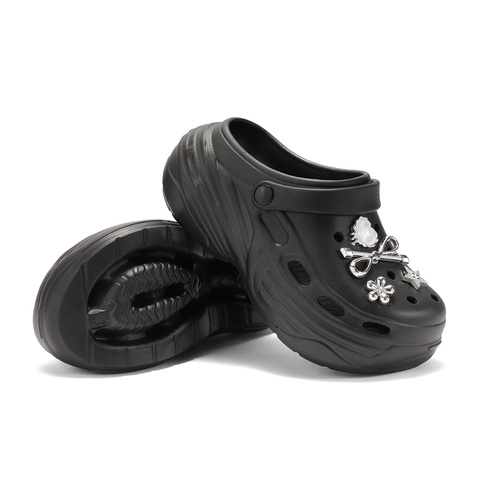 森达洞洞鞋女款2025夏新商场同款舒适轻便厚底凉鞋XPB02BH5