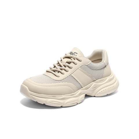 森达健步鞋男款2025夏新商场同款户外运动厚底休闲鞋1WA01BM5