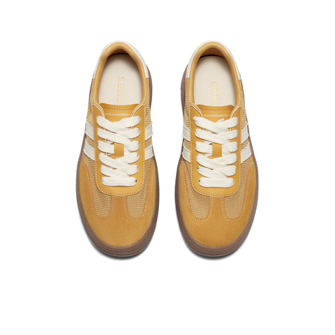 森达德训鞋女款2025夏季新款拼接舒适厚底户外休闲板鞋ZTG24BM5