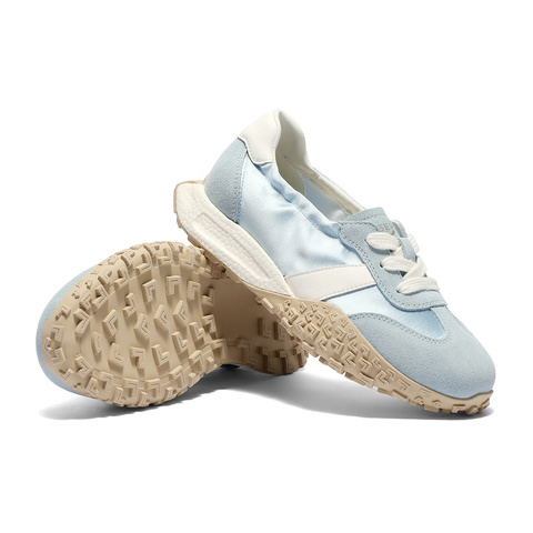 森达阿甘鞋女款2025秋新运动风跑步拼接厚底休闲鞋WP022CA5