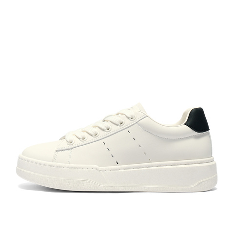 森达小白鞋女款2025夏季新款厚底显高户外休闲板鞋WP012BM5