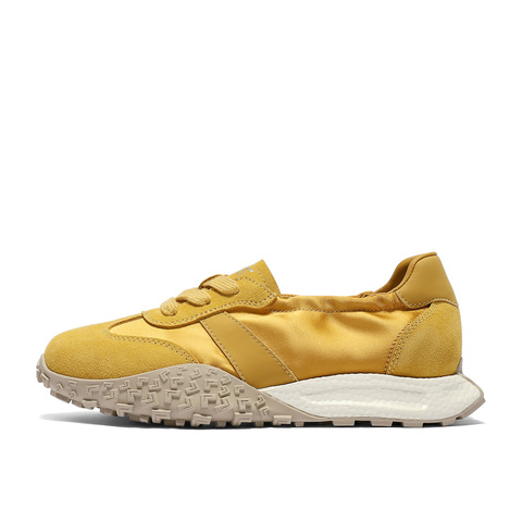 森达阿甘鞋女款2025秋新运动风跑步拼接厚底休闲鞋WP022CA5