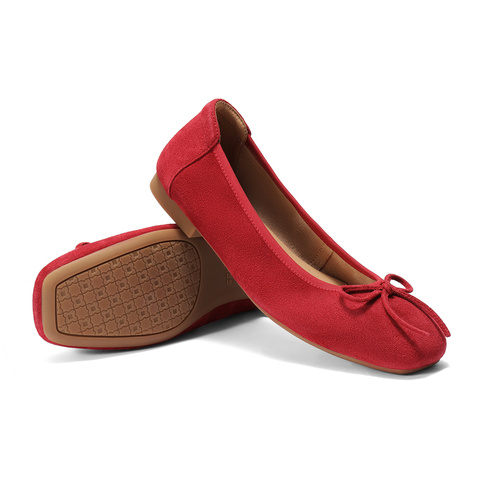 森达奶奶鞋女2025秋新商场同款通勤舒适平底浅口单鞋XNZ01CQ5