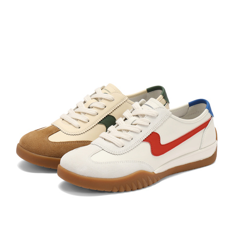 森达板鞋女款2025夏新商场同款户外运动跑步休闲鞋4NR28BM5