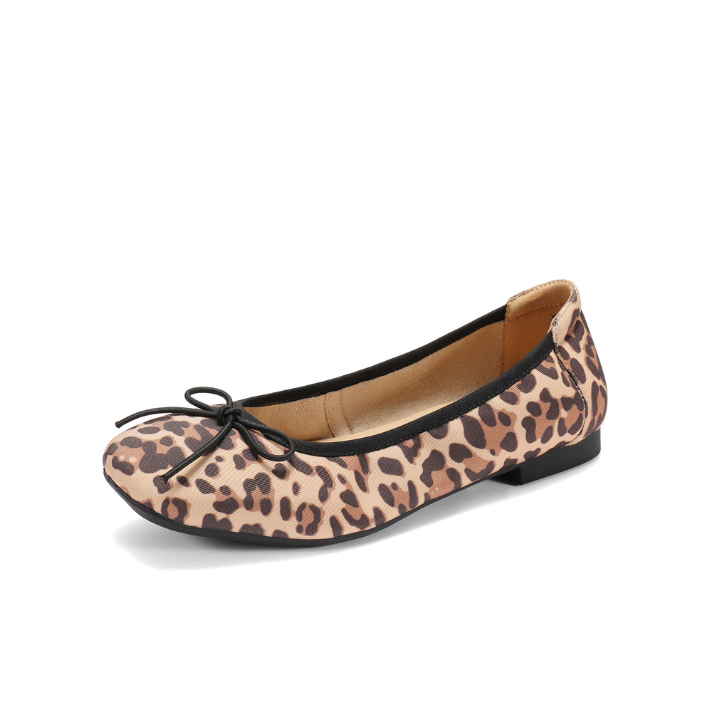 森达奶奶鞋女2025秋新商场同款通勤舒适平底浅口单鞋XNZ01CQ5