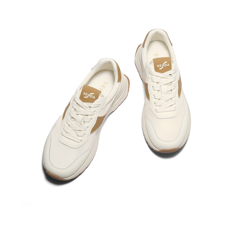 森达阿甘鞋男2025秋季新款户外运动风厚底休闲鞋QJ005CM5