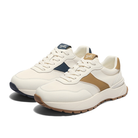 森达阿甘鞋男2025秋季新款户外运动风厚底休闲鞋QJ005CM5