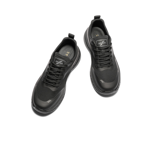 森达健步鞋男2025夏季新款网面户外运动厚底休闲鞋WPN03BM5