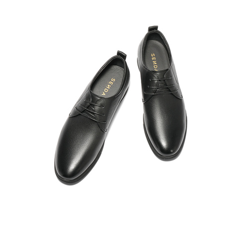 森达正装皮鞋男2025秋新商场同款简约通勤舒适商务鞋1XP01CM5