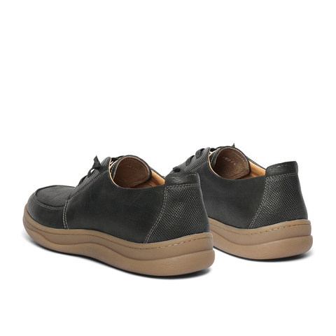 森达休闲皮鞋男2025秋新商场同款轻便舒适休闲鞋41CB6CM5