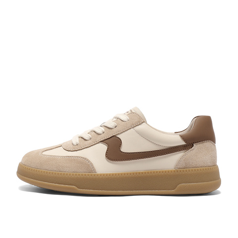 森达德训鞋女款2025秋新商场同款运动休闲小白板鞋4HOC7CM5