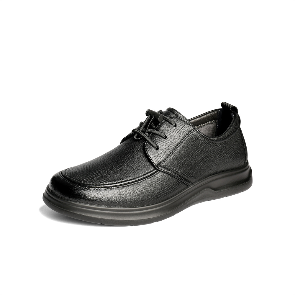 森达休闲皮鞋男2025秋新商场同款软面舒适平底休闲鞋1YH01CM5