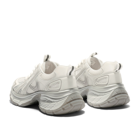 森达网面鞋女款2025秋新商场同款运动休闲厚底老爹鞋XRD01CM5