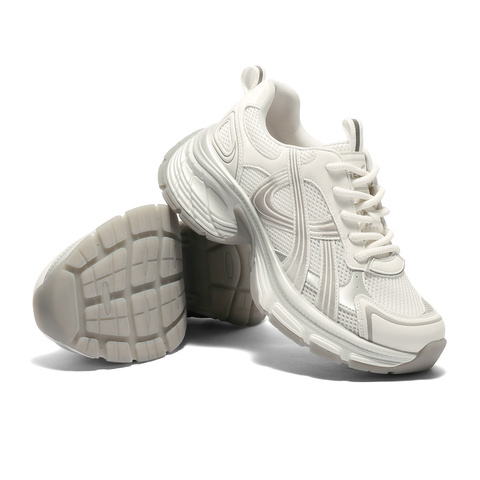 森达网面鞋女款2025秋新商场同款运动休闲厚底老爹鞋XRD01CM5