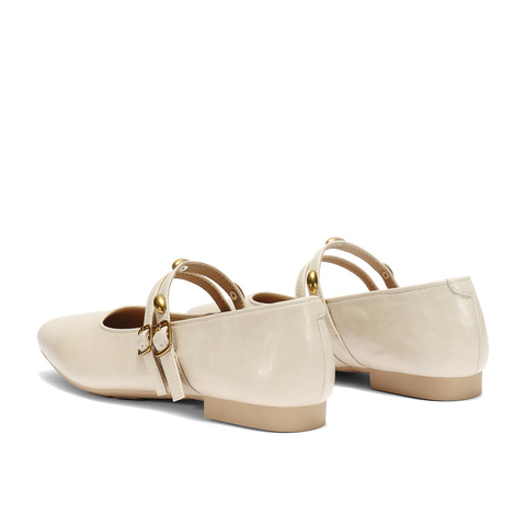 森达玛丽珍鞋女款2025秋新知性通勤平底单鞋ZTH08CQ5