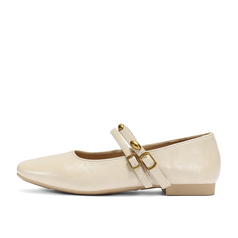 森达玛丽珍鞋女款2025秋新知性通勤平底单鞋ZTH08CQ5