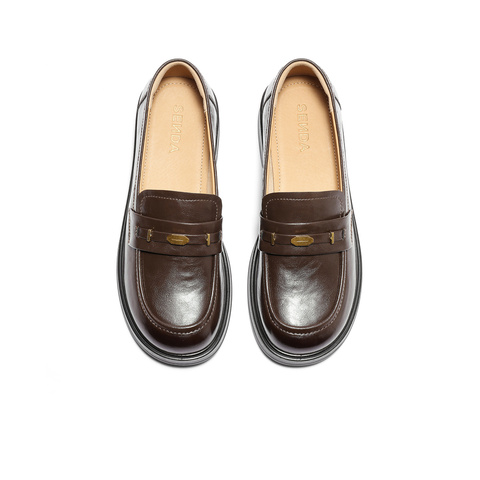 森达乐福鞋女款2025秋新商场同款简约通勤单鞋XPW01CA5