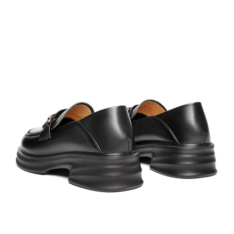 森达乐福鞋女款2025秋新商场同款学院风单鞋XQC01CA5