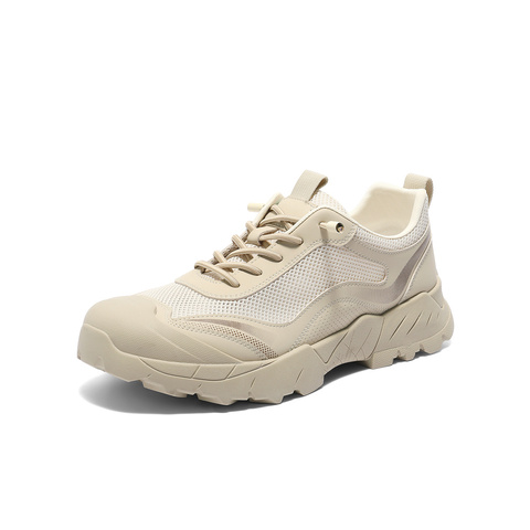 森达健步鞋男2025夏季新款网面透气户外运动厚底休闲鞋DBZ01BM5