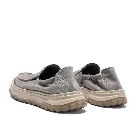 森达布鞋男2025秋季新舒适轻便一脚蹬厚底户外休闲鞋QJ011CM5