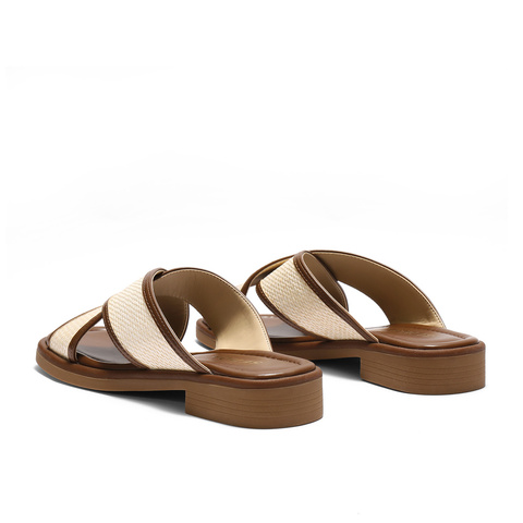 森达一字拖女款2025夏新居家外穿休闲凉拖鞋ZTG66BT5