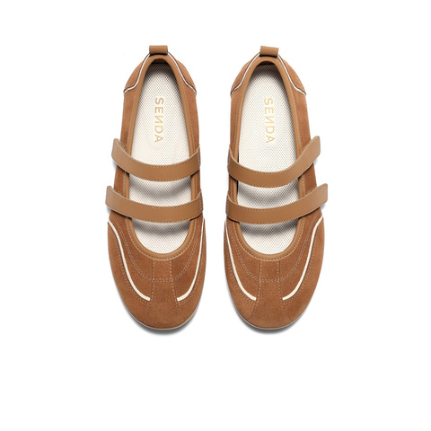 森达玛丽珍鞋女2025秋新商场同款舒适运动平底休闲鞋4ZS01CQ5